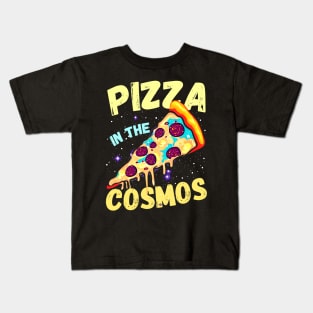 Pizza in the Cosmos | Funny Galaxy Kids T-Shirt